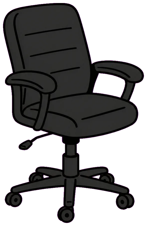 An empty office chair